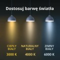 Plafon Ring L CCT 1xLED czarny LP-909/1C L BK CCT Light Prestige