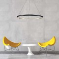 Lampa wisząca Ring mały CCT 1xLED czarny LP-909/1P S BK CCT Light Prestige