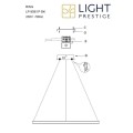Lampa wisząca Ring średni CCT 1xLED czarny LP-909/1P M BK CCT Light Prestige