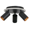 Plafon Parma 3xGU10 + 1xLED CCT czarna LP-0612/3C Round BK Light Prestige
