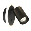 Spot Parma 1 1xGU10 + 1xLED CCT czarny LP-0612/1WS BK Light Prestige