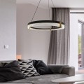 Lampa wisząca Plum 1 LED CCT średnia czarna LP-0407/1P M BK Triangle Light Prestige