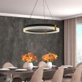 Lampa wisząca Plum 1 LED CCT średnia czarna LP-0407/1P M BK Triangle Light Prestige