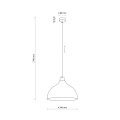 CAP BROWN LAMPA WISZĄCA 1 6926 TK Lighting