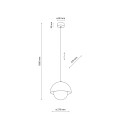 BONO BEIGE LAMPA WISZACA 1 M 10274 TK Lighting