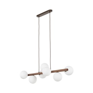 ESTERA WOOD ORZECH LAMPA WISZĄCA 7 10272 TK Lighting