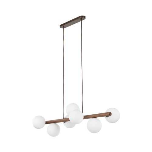 ESTERA WOOD ORZECH LAMPA WISZĄCA 7 10272 TK Lighting
