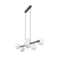 ESTERA WOOD ORZECH LAMPA WISZĄCA 7 10272 TK Lighting