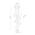 BONO BEIGE LAMPA WISZACA 5 10214 TK Lighting