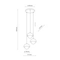 BONO BEIGE LAMPA WISZACA 3 10206 TK Lighting
