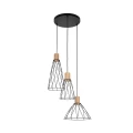 MODESTO WOOD SOSNA LAMPA WISZĄCA 3 KOŁO 10188 TK Lighting
