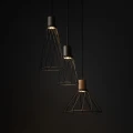MODESTO WOOD SOSNA LAMPA WISZĄCA 3 KOŁO 10188 TK Lighting