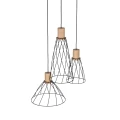 MODESTO WOOD SOSNA LAMPA WISZĄCA 3 KOŁO 10188 TK Lighting