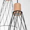 MODESTO WOOD SOSNA LAMPA WISZĄCA 3 KOŁO 10188 TK Lighting