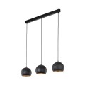 ZOE BLACK LAMPA WISZACA 3 S 10169 TK Lighting