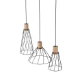 MODESTO WOOD SOSNA LAMPA WISZĄCA 3 10158 TK Lighting