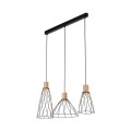 MODESTO WOOD SOSNA LAMPA WISZĄCA 3 10158 TK Lighting