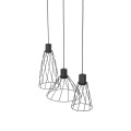 MODESTO BLACK LAMPA WISZACA 3 10149 TK Lighting