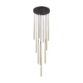 PIANO BLACK GOLD LAMPA WISZACA 10 10118 TK Lighting