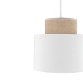 DUO WHITE JUTA LAMPA WISZĄCA 1 10078 TK Lighting