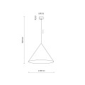 CONO BROWN LAMPA WISZACA 1 XL 10062 TK Lighting