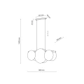 PULSE LAMPA WISZĄCA 3 10005 TK Lighting