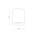 ORION M GOLD LAMPA SUFITOWA 1 10129 TK Lighting