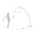 MOBY BROWN LAMPA STOJĄCA 1 6097 TK Lighting