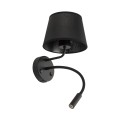 MAJA BLACK KINKIET  + USB 10203 TK Lighting