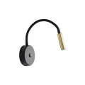 LAGOS BLACK/GOLD KINKIET 1 USB 10201 TK Lighting