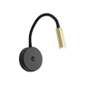 LAGOS BLACK/GOLD KINKIET 1 USB 10201 TK Lighting