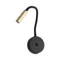 LAGOS BLACK/GOLD KINKIET 1 USB 10201 TK Lighting