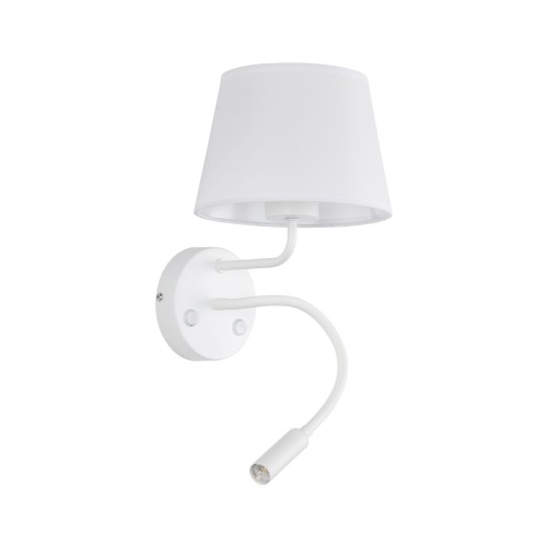 Kinkiet ścienny  do sypialni ramię do czytania, abażur MAJA 10080 TK Lighting