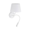Kinkiet ścienny  do sypialni ramię do czytania, abażur MAJA 10080 TK Lighting