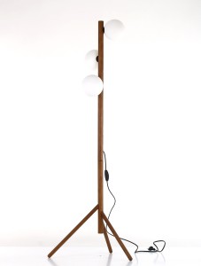 ESTERA WOOD ORZECH LAMPA PODŁOGOWA 3 16045 TK Lighting