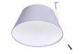 Klosz szary średnica 50cm - element lampy Barcelona AZ2591 AZzardo