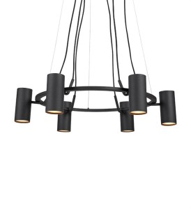 PORTO Wisząca 6L Czarny 107357 Markslojd