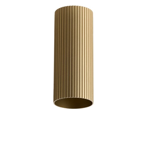 Klosz ryflowany LUCAS RIBBED TUBE 30 BRASS GOLD AZ6140 AZzardo