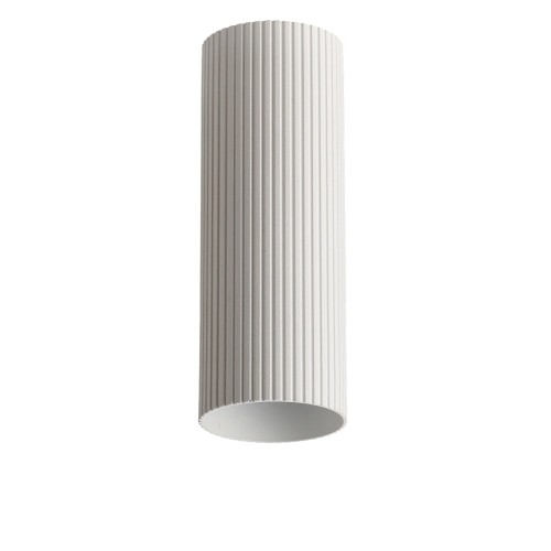 Klosz ryflowany LUCAS RIBBED TUBE 40 WH AZ6143 AZzardo