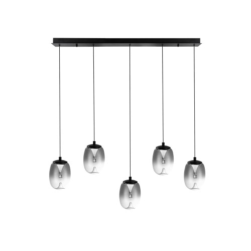 Lampa wisząca PAMELA 11 LINE 5 SMOKY AZ6269 AZzardo