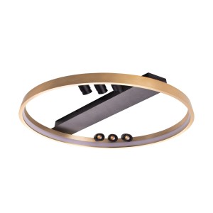 Lampa sufitowa SERAFINO TOP 80 3-STEP DIMM GO/BK AZ5833 AZzardo