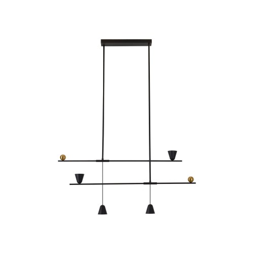 Lampa wisząca SPOLETO 2 BK AZ5642 AZzardo
