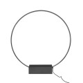 Lampa podłogowa VANESSA FLOOR 75 BK AZ6205 AZzardo