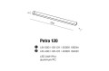 Kinkiet łazienkowy PETRA 120 4000 IP44 CHROME AZ2471 AZzardo