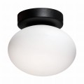 Lampa sufitowa OMI kolor Czarny, szklany klosz, źródło 1*G9 - 1188 Zuma Line