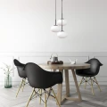 Lampa wisząca zwis OMI Czarny, na źródło G9 do jadalni nad stół - 1182 Zuma Line