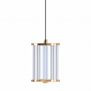 Lampa wisząca zwis z serii CALLY złoty, LED 8W 2700-6000K - MD3147-1A-3GT Zuma Line