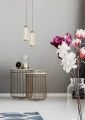 Lampa wisząca zwis z serii CALLY złoty, LED 8W 2700-6000K - MD3147-1A-3GT Zuma Line