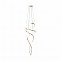 Lampa wisząca spiralna COCO kolor złoty, LED 70W 2700-6000K - MD3127-2M-3GT Zuma Line