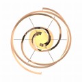 Lampa wisząca spiralna COCO kolor złoty, LED 70W 2700-6000K - MD3127-2M-3GT Zuma Line